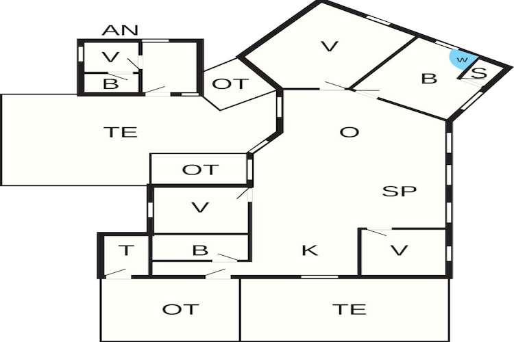 10 persoons vakantie huis in Hadsund - Plattegrond