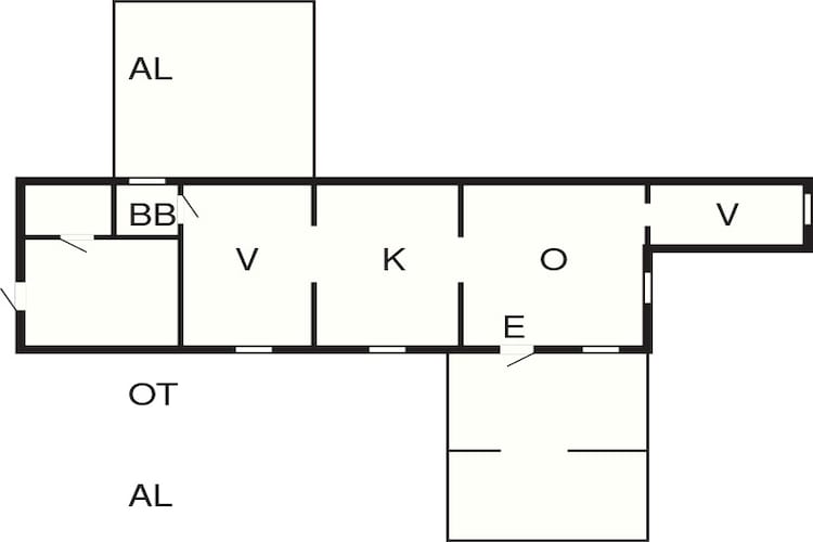 Refuge avec vue sur le lac a Figeholm-By Traum-Plan d'étage