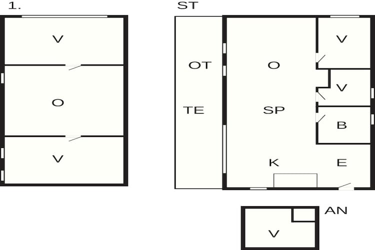 Kustsereniteit in Teglgarden-By Traum - Plattegrond