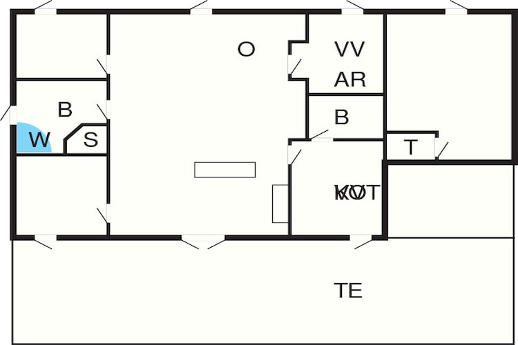 9 Personen Ferienhaus in Dannemare-Grundriss