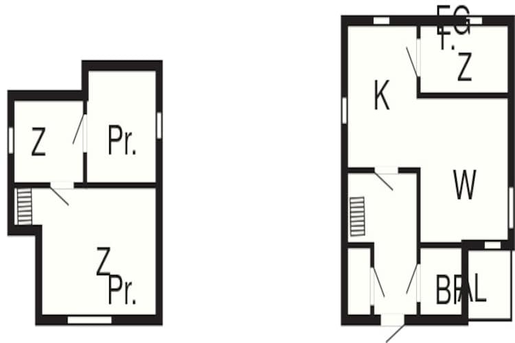 Maison de vacances pour 6 a ED-Plan d'étage