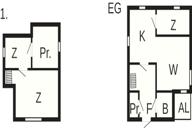6 persoons vakantie huis in ED-Plattegrond