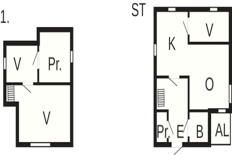 6 persoons vakantie huis in ED-Plattegrond