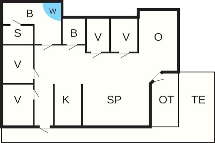 Luxe toevluchtsoord in Lonstrup Oasis-By Traum-Plattegrond
