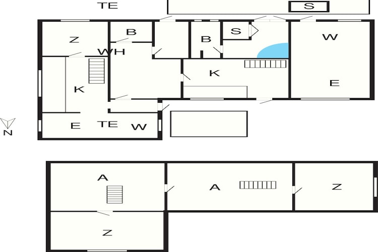 Idyllic Thatched Cottage Retreat-By Traum-Floor plan