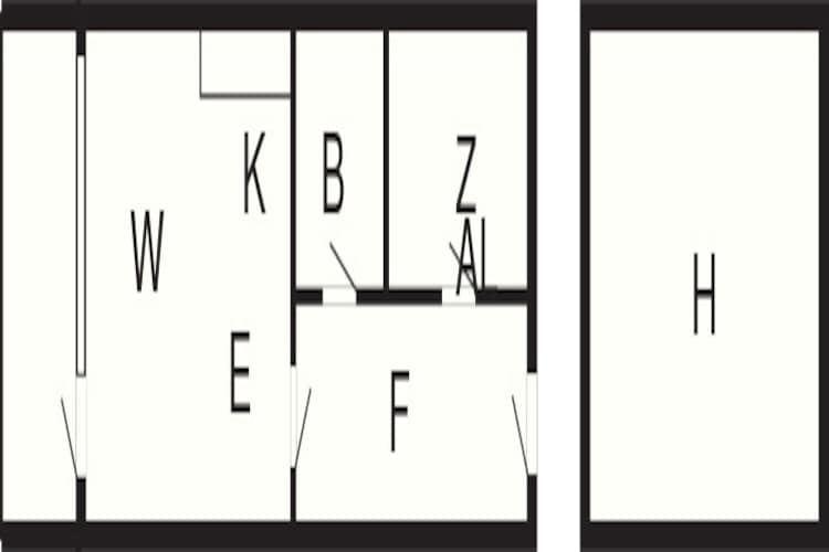 2½ room,1 st floor,65m2 - Grundriss