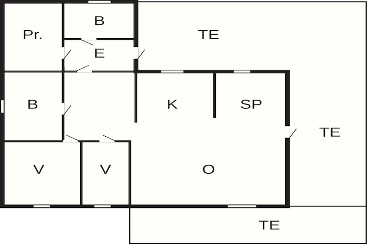 4 person holiday home in Botnhamn-Floor plan