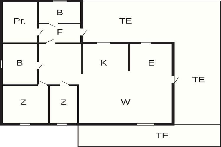 4 person holiday home in Botnhamn - Floor plan