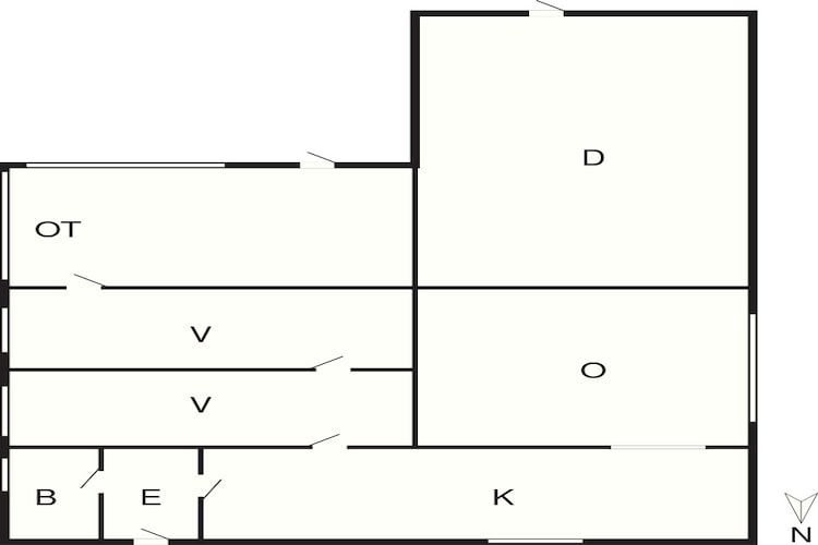 5 person holiday home in Thyborøn-Floor plan