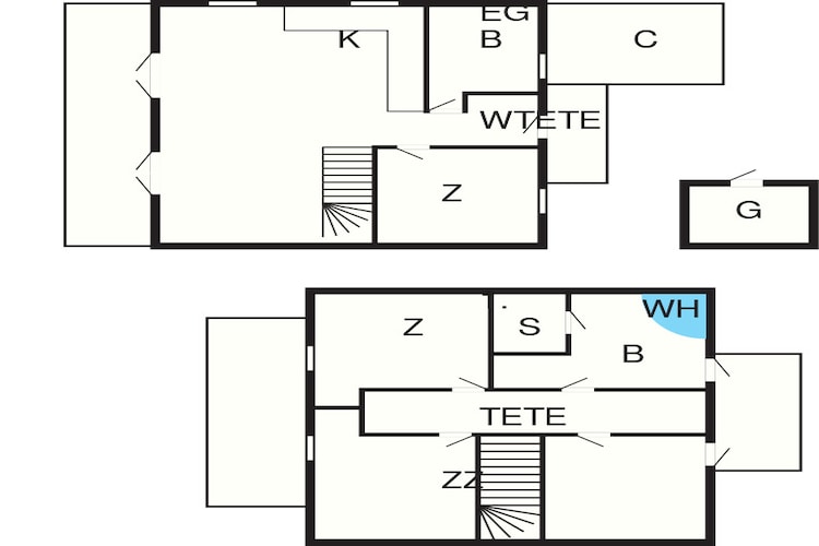 8 Personen Ferienhaus in Gjern-Grundriss