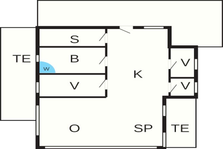 6 persoons vakantie huis in Hejls-Plattegrond