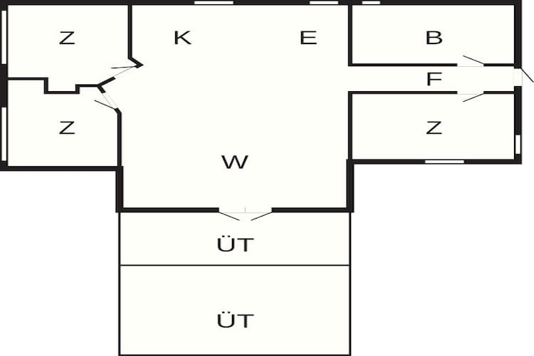 6 persoons vakantie huis in Ansager-Plattegrond
