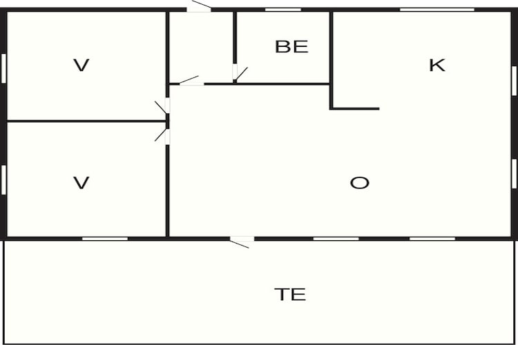 4 person holiday home in olden-Floor plan