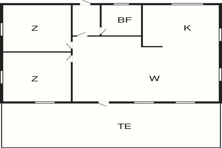 4 person holiday home in olden-Floor plan
