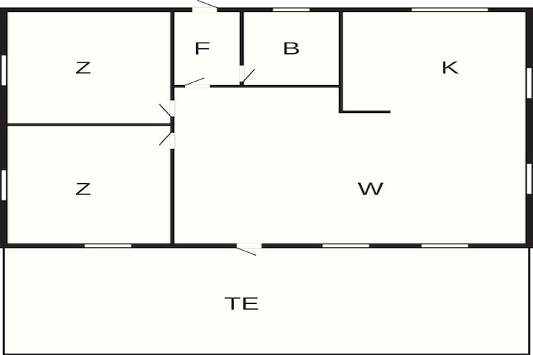 4 person holiday home in olden-Floor plan