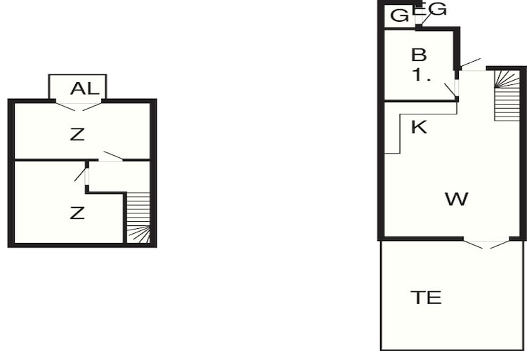3 rooms app.,2stories,bay view,PLUS-Floor plan