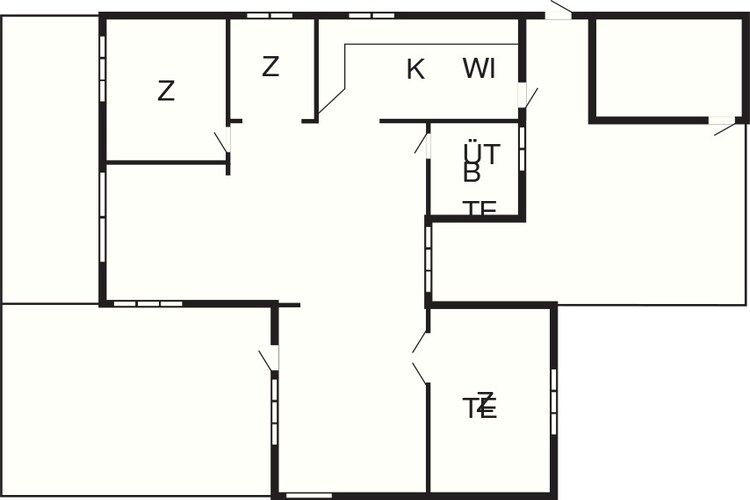 6 persoons vakantie huis in Glesborg-Plattegrond