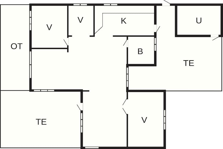 6 persoons vakantie huis in Glesborg-Plattegrond