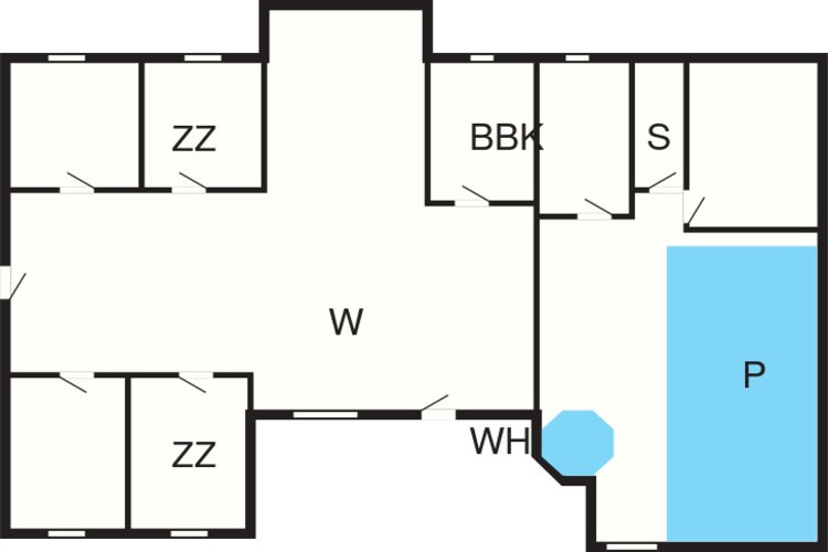 Luxe oase in Blavand-By Traum-Plattegrond