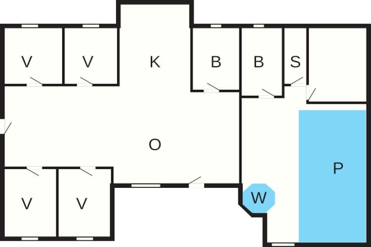 Luxe oase in Blavand-By Traum-Plattegrond