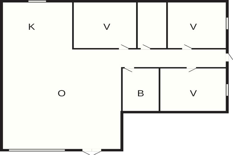 Rustiek rietgedekt huis op Romo-By Traum-Plattegrond