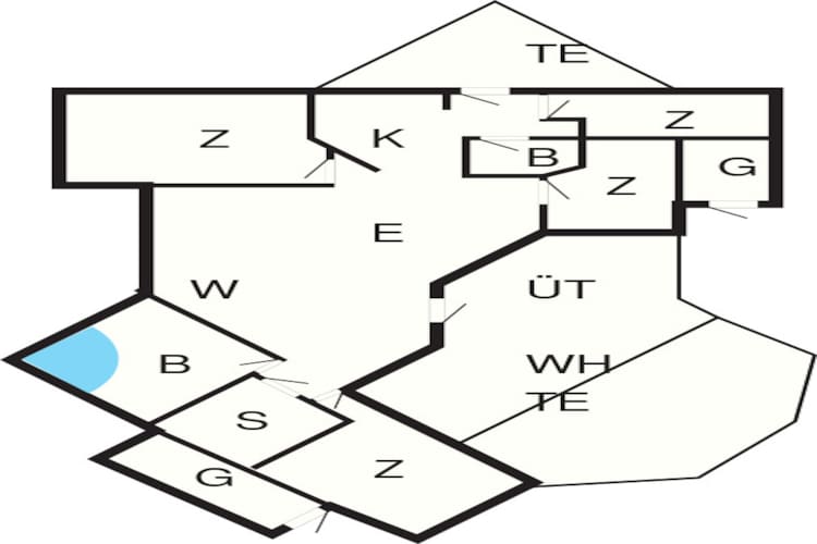 8 persoons vakantie huis in Sydals-Plattegrond