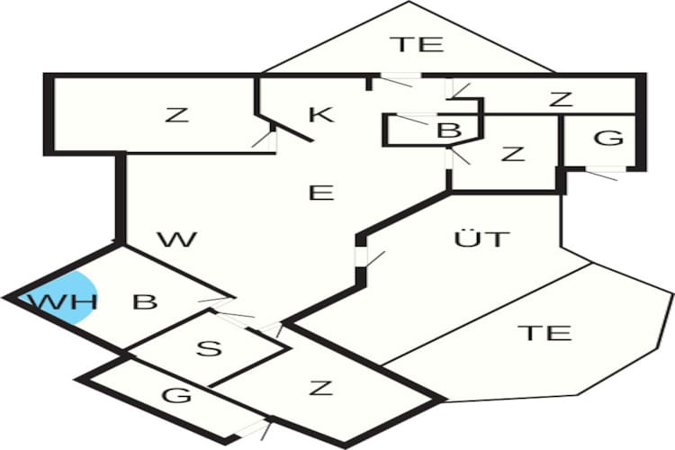 8 persoons vakantie huis in Sydals-Plattegrond