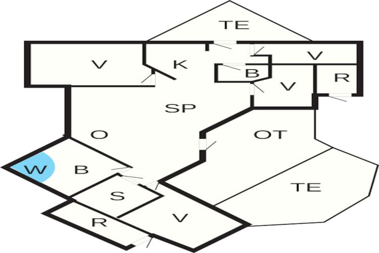 8 persoons vakantie huis in Sydals-Plattegrond