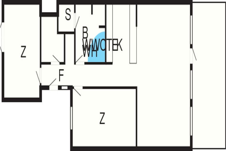 4 person holiday home in Ebeltoft-Floor plan