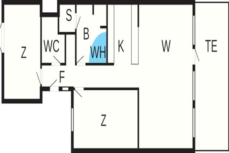 4 persoons vakantie huis in Ebeltoft-Plattegrond