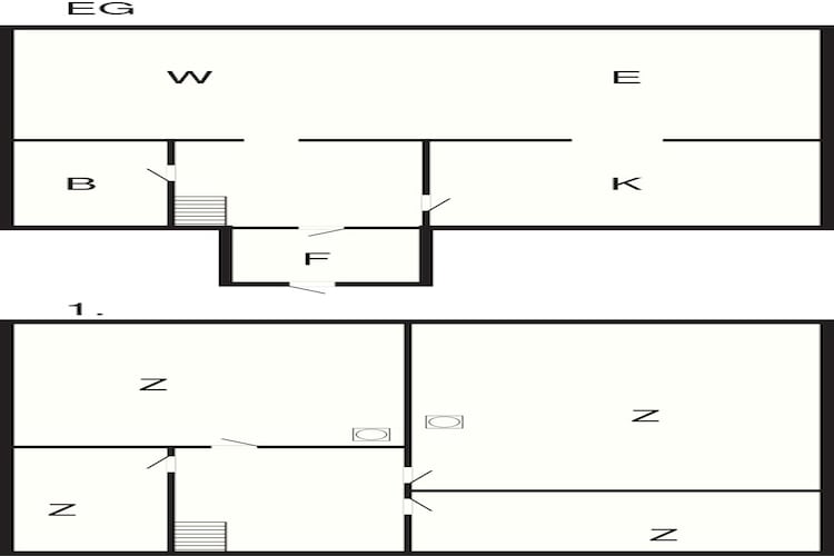 6 person holiday home in øystese-Floor plan