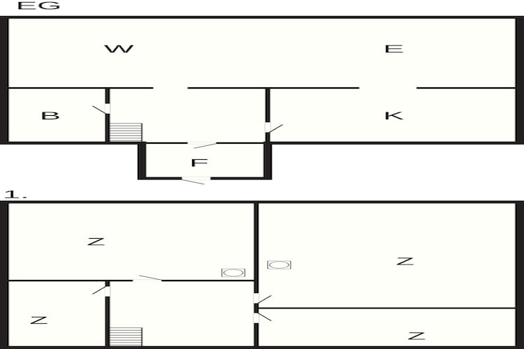 6 persoons vakantie huis in øystese-Plattegrond