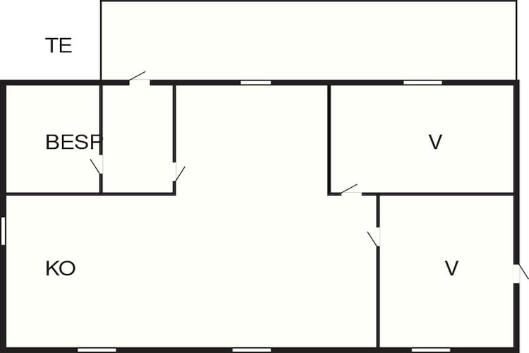 6 persoons vakantie huis in Hemmet-Plattegrond