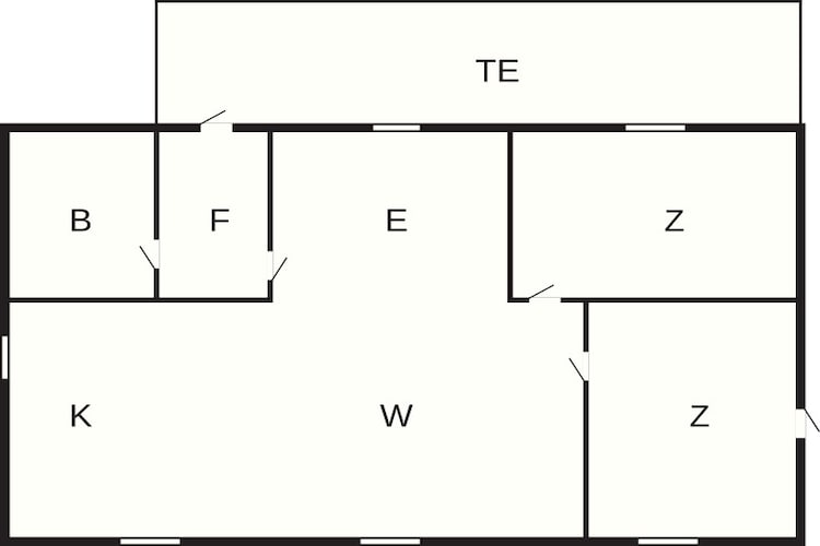 6 persoons vakantie huis in Hemmet-Plattegrond