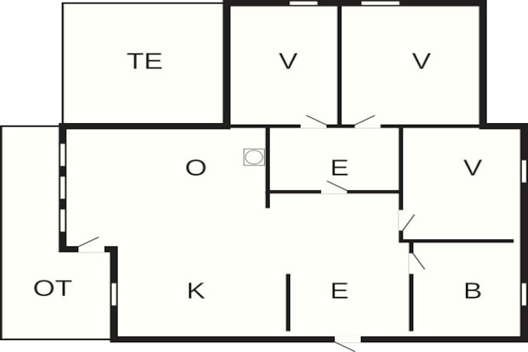 Kustsereniteit in Settem Fjord-By Traum-Plattegrond