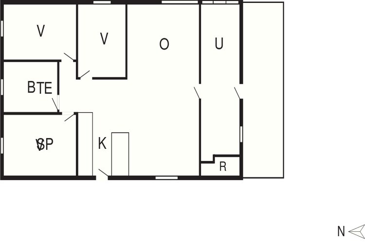6 person holiday home in Nordborg-Floor plan