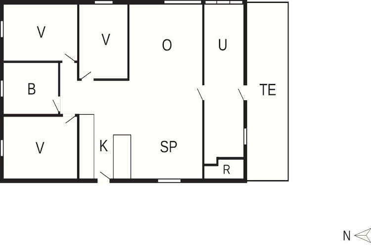 6 person holiday home in Nordborg-Floor plan
