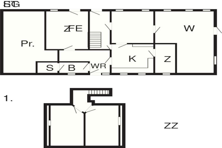 6 person holiday home in Augustenborg-Floor plan
