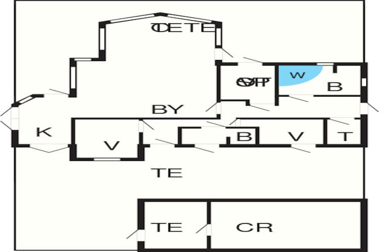 8 persoons vakantie huis in Hjørring-Plattegrond