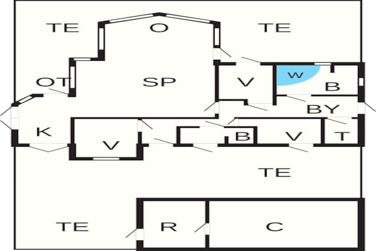 8 persoons vakantie huis in Hjørring-Plattegrond