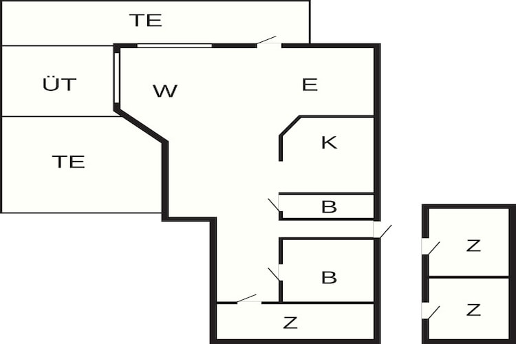 6 persoons vakantie huis in Gørlev-Plattegrond