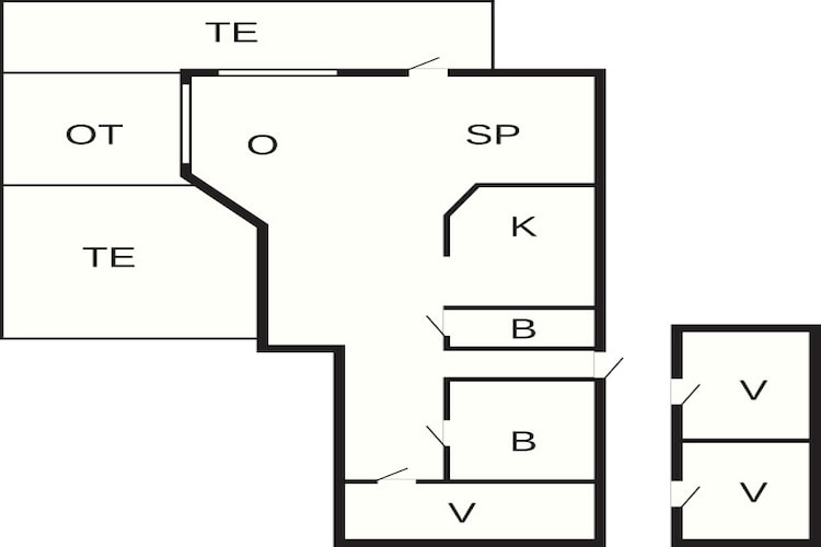 6 persoons vakantie huis in Gørlev-Plattegrond
