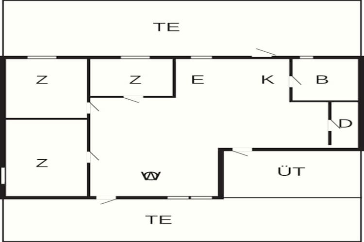 8 persoons vakantie huis in Frederiksværk-Plattegrond