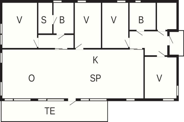 10 person holiday home in Fåvang-Floor plan