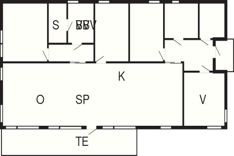 10 persoons vakantie huis in Fåvang-Plattegrond