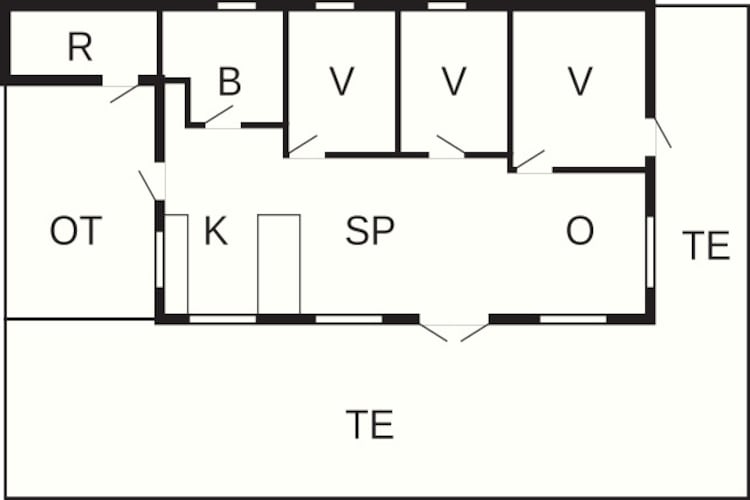6 persoons vakantie huis in Hejls-Plattegrond