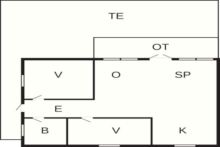 6 persoons vakantie huis in Tranekær-Plattegrond