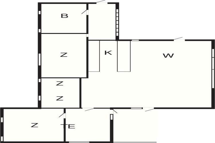6 persoons vakantie huis in Glesborg-Plattegrond