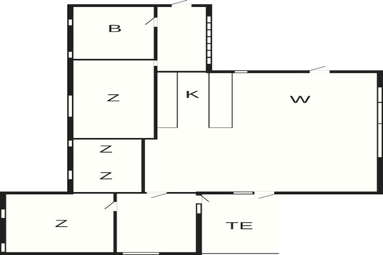 6 persoons vakantie huis in Glesborg-Plattegrond