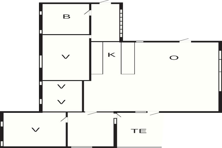 6 persoons vakantie huis in Glesborg-Plattegrond